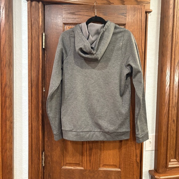 Nike $55 Dri-FIT Therma Training Hoodie Heather Charcoal S Like new w/ pockets - Picture 11 of 12